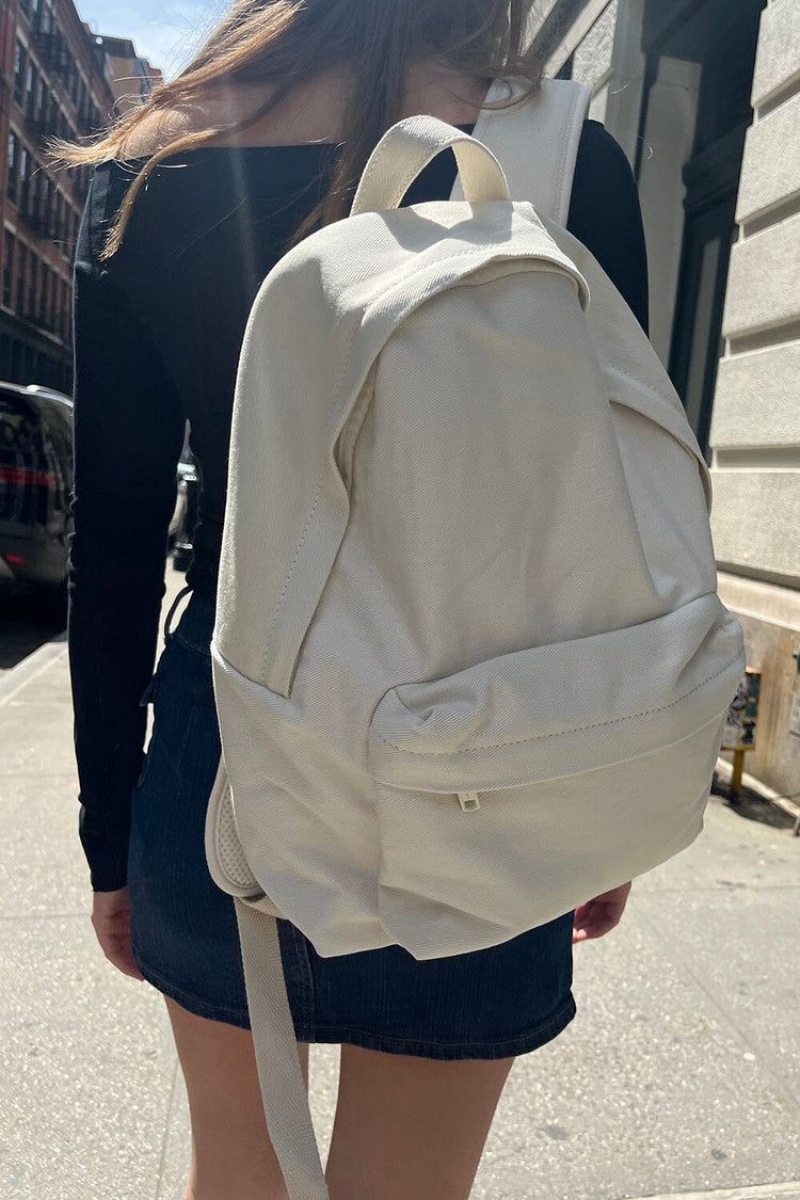 Sac a Dos Brandy Melville BM Blanche | VTI-90550653